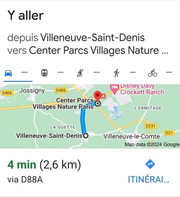 Charmant Appartement 2 Pieces Proche Disneyland Villeneuve-Saint-Denis Exterior photo